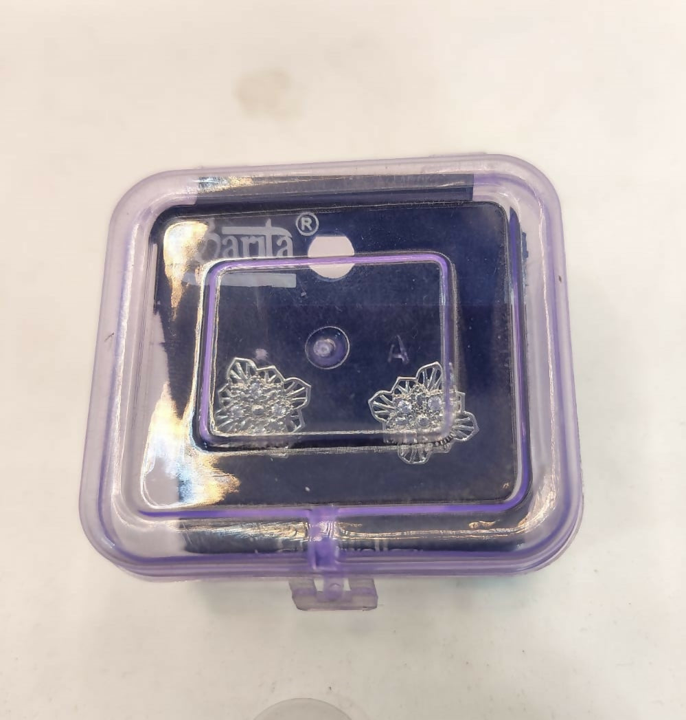 Filigree Diamond Cluster Stud Earrings for women and girls