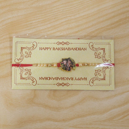 Bal Krishna Rakhi Pearl Beaded Designer Rakhi for Brother (5pcs)