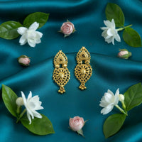 Wedding Special Golden Jhumki Earrings | Fancy Designer Collection