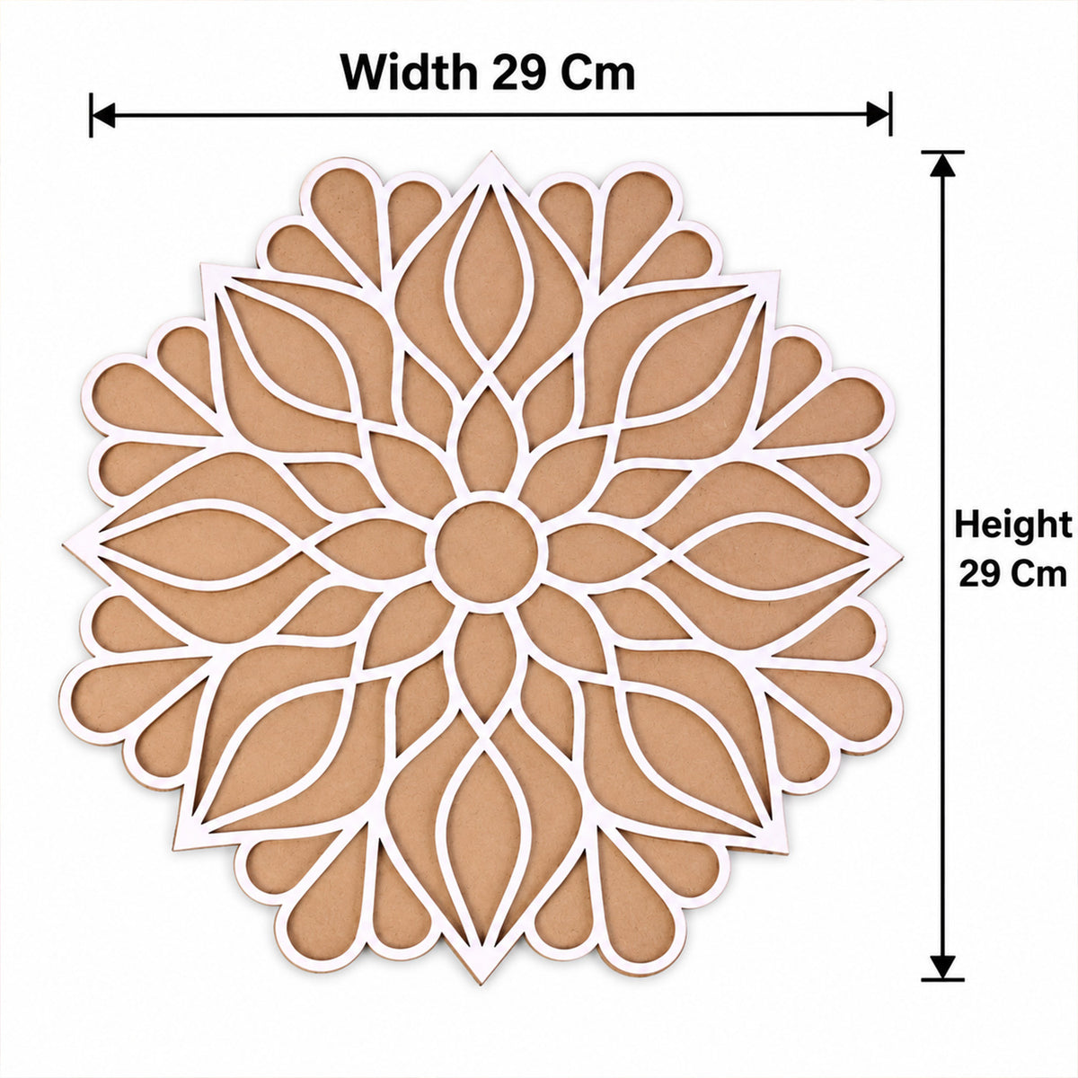 Floral Mandala Rangoli Stencil for Festive Home Entrance and Puja Decoration