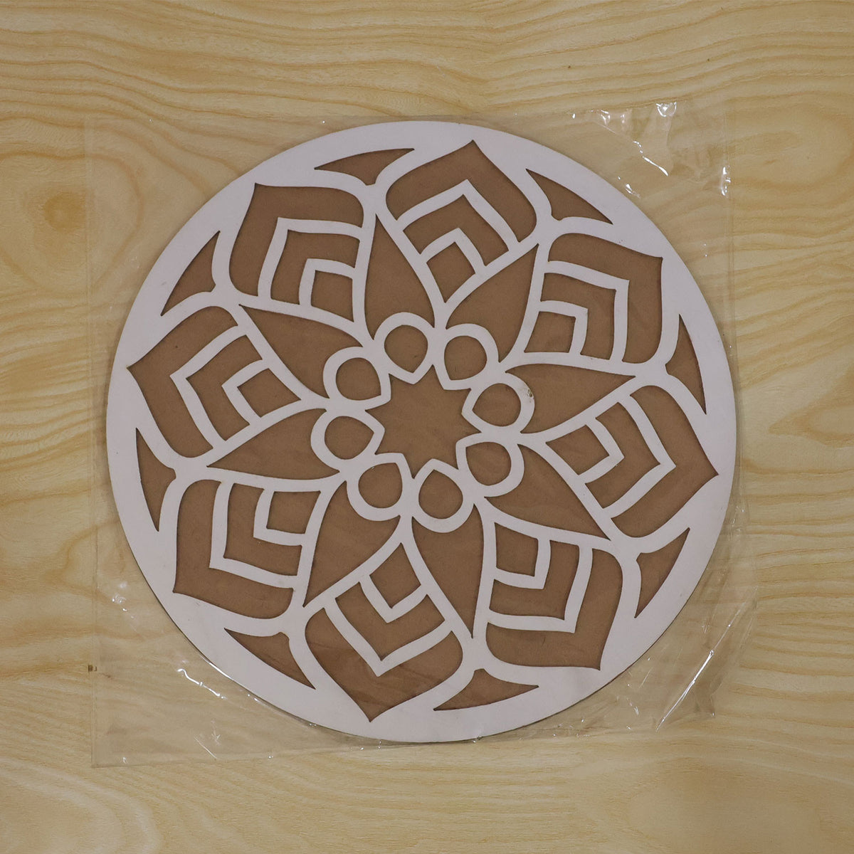 Big Round Rangoli Stencil Board for Home Entrance, Diwali and Festival Decor