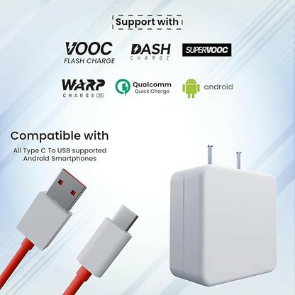 UNITEQ Charger USB-A to Type-C cable detail