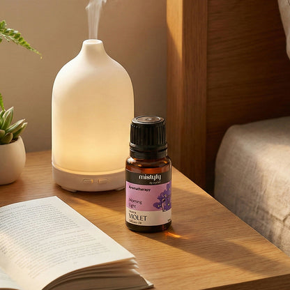 Eyelet Violet Aroma Diffuser Oil, Morning Light Fragrance for Home & Relaxing Aromatherapy (10Ml)