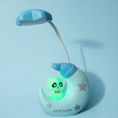 Moon Panda Kids LED Desk Lamp with Adjustable Neck Night Light