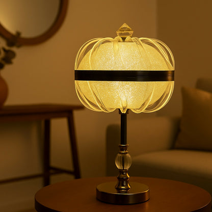 Luxury Bedside Lamp with Metal Stand for Living Room, Bedroom & Office Decoration