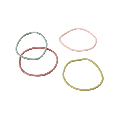 Neutral shade elastic hair ties for all hair types