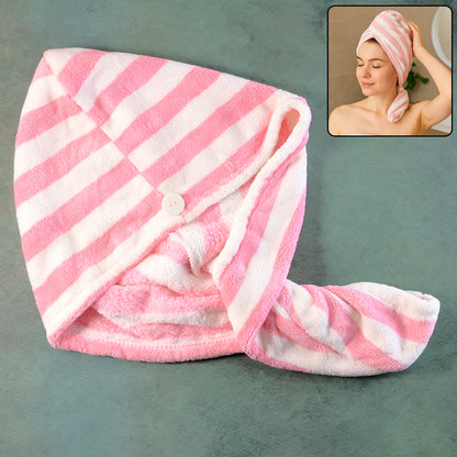 Hair Drying Magic Hair Cap Towel Wrap for Women (1 Pc)