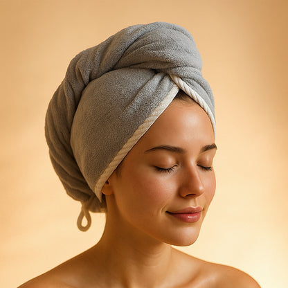 Hair Drying Magic Hair Cap Towel Wrap for Women Bath Towels (1 / Mix Design) Hair accessories