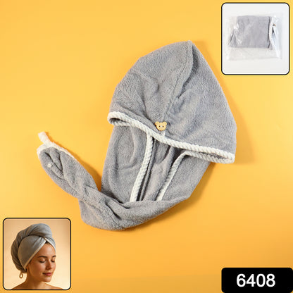 Hair Drying Magic Hair Cap Towel Wrap for Women Bath Towels (1 / Mix Design) Hair accessories