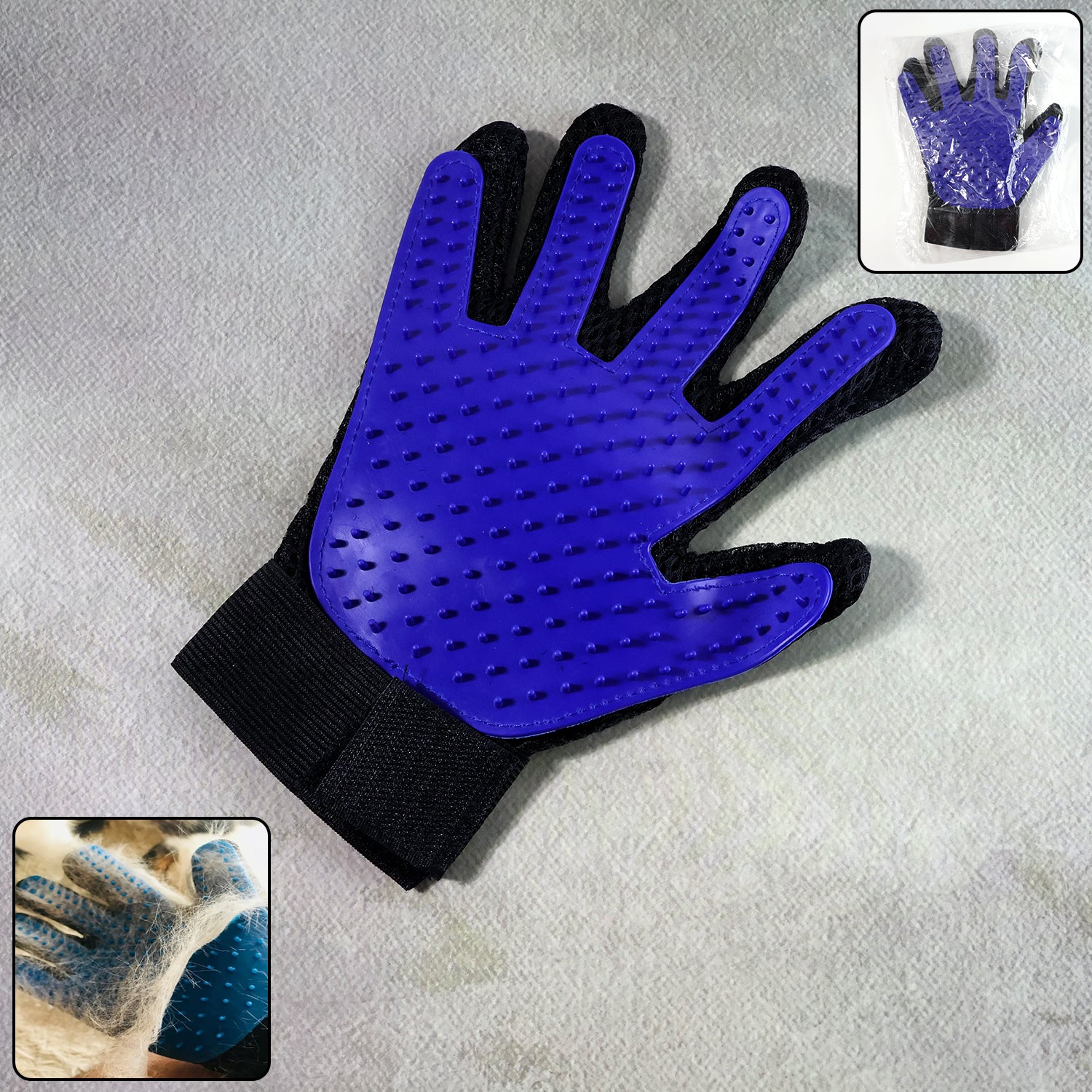 5 Finger Deshedding Glove (1 Pc)