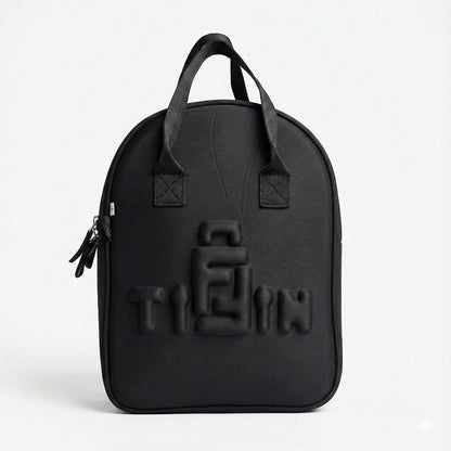 Premium Black Tiffin Bag – Stylish & Durable Lunch Carry Bag for Office, School & Travel