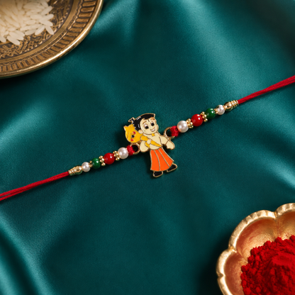 Cartoon Boy Rakhi Set with Kesar Pista Almonds, Pack of 3
