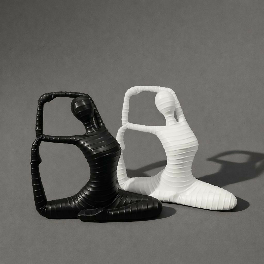 Abstract Human Shape Sculpture Showpiece for Home Decor