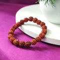 Rudraksha Beads Bracelet – Elastic Fit for Men & Women
