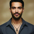 Cross Chain Pendant – Stylish Men's Necklace Accessory