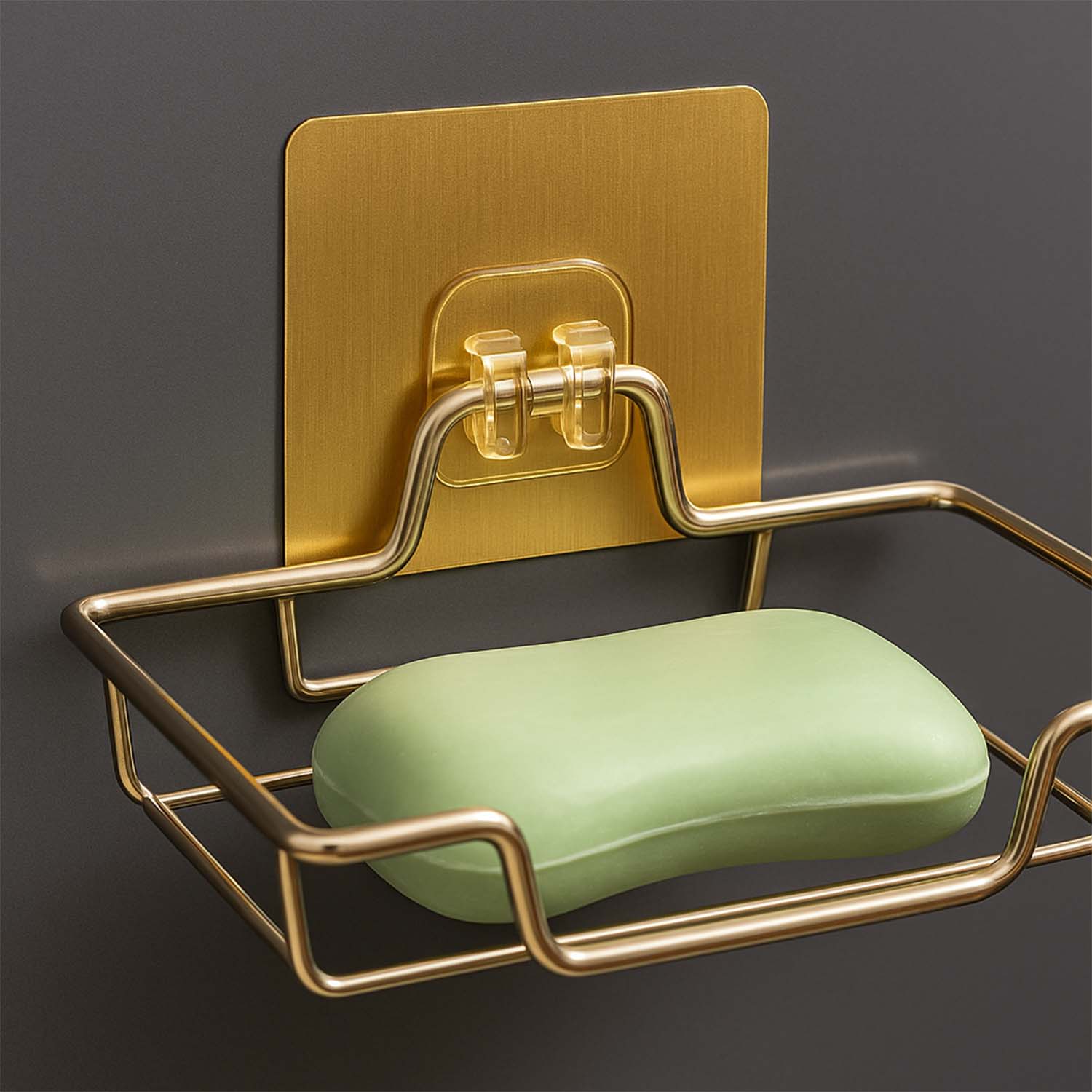 Self-Adhesive Heavy-Duty Plastic Wall Hook – 1 Pc (8x8 cm)