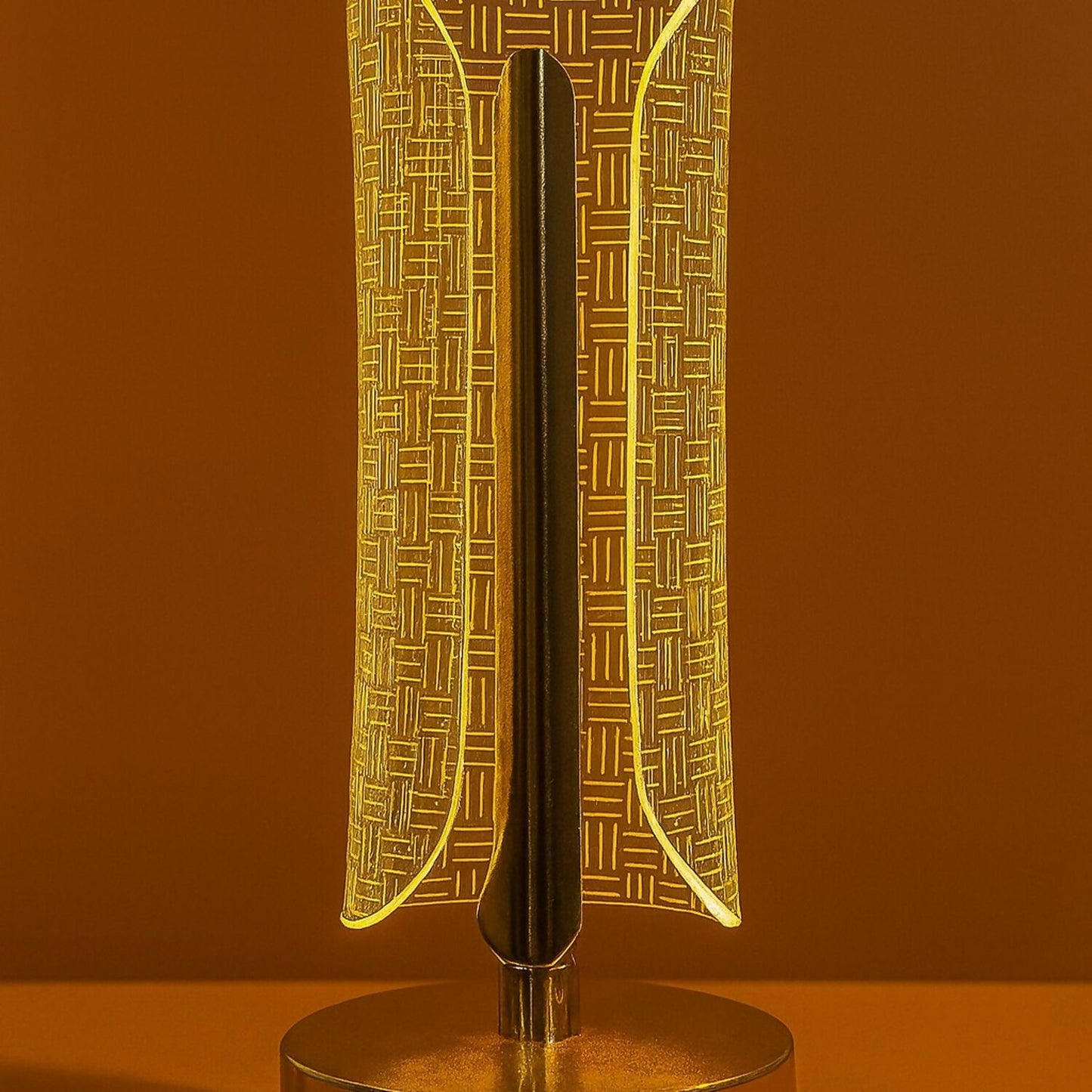 Luxury Golden LED Table Lamp for Bedroom, Living Room & Home Décor