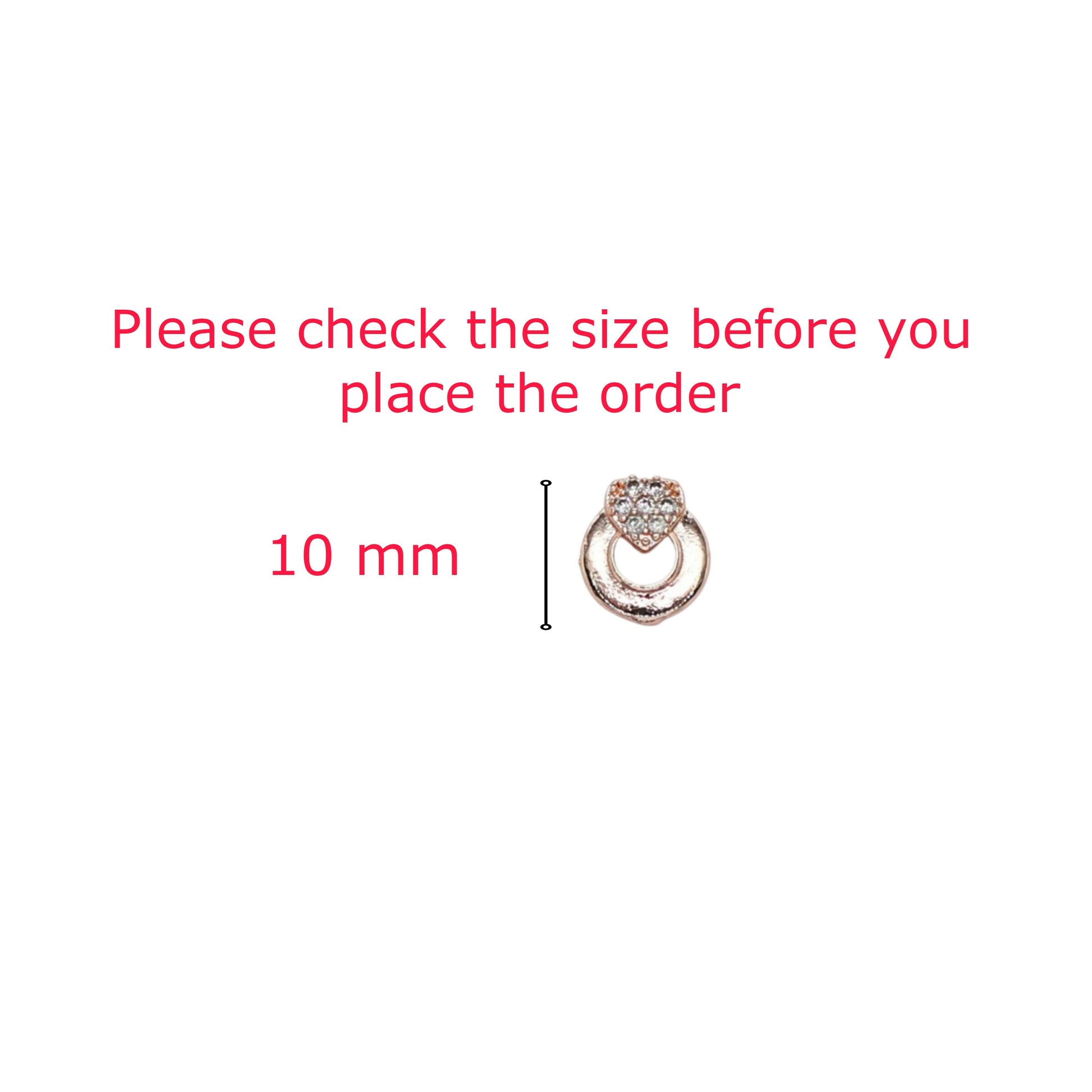 Rose Gold Plated Daily Wear Heart Stud Earrings for women and girls