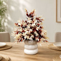 Artificial Decorative Flower Plant Modern Ceramic Vase Home Office Table Centerpiece Decor