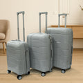 Polycarbonate Hard Trolley Luggage Set – Lightweight 3-Piece Combo