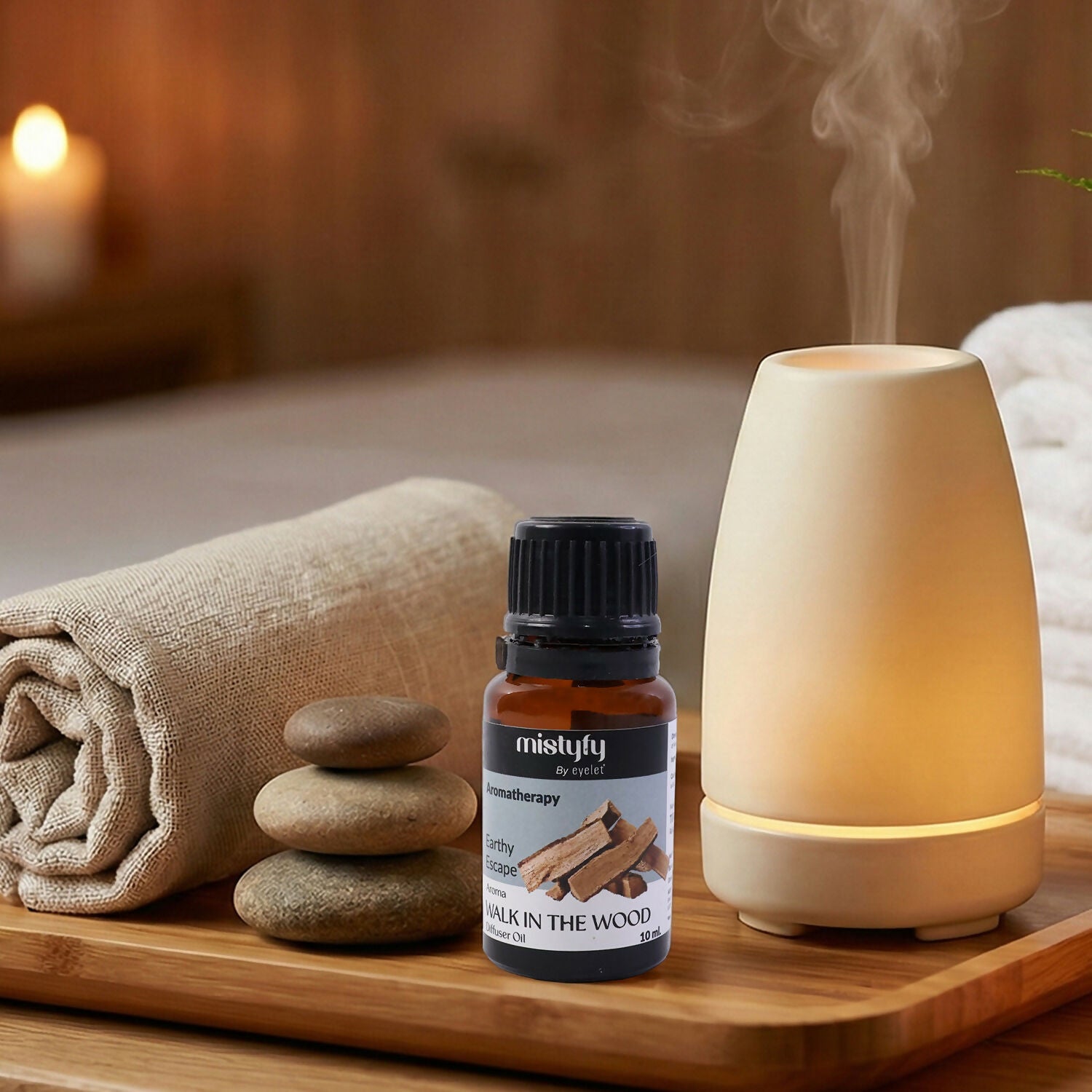 Eyelet Aromatherapy Walk In The Wood Diffuser Oil Earthy Escape Aroma Oil (10Ml)