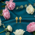 Golden Jhumka Earrings – Elegant Traditional Jewelry for Women