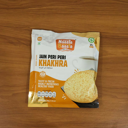 Naasta Baatsa Jain Peri Peri Khakhra – Crispy Ready to Eat Spiced Snack (200 Gm)