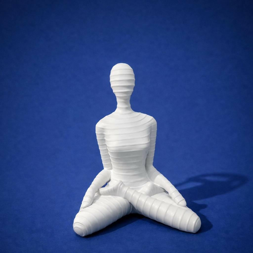 Meditation Yoga Human Sculpture Showpiece for Home Decor
