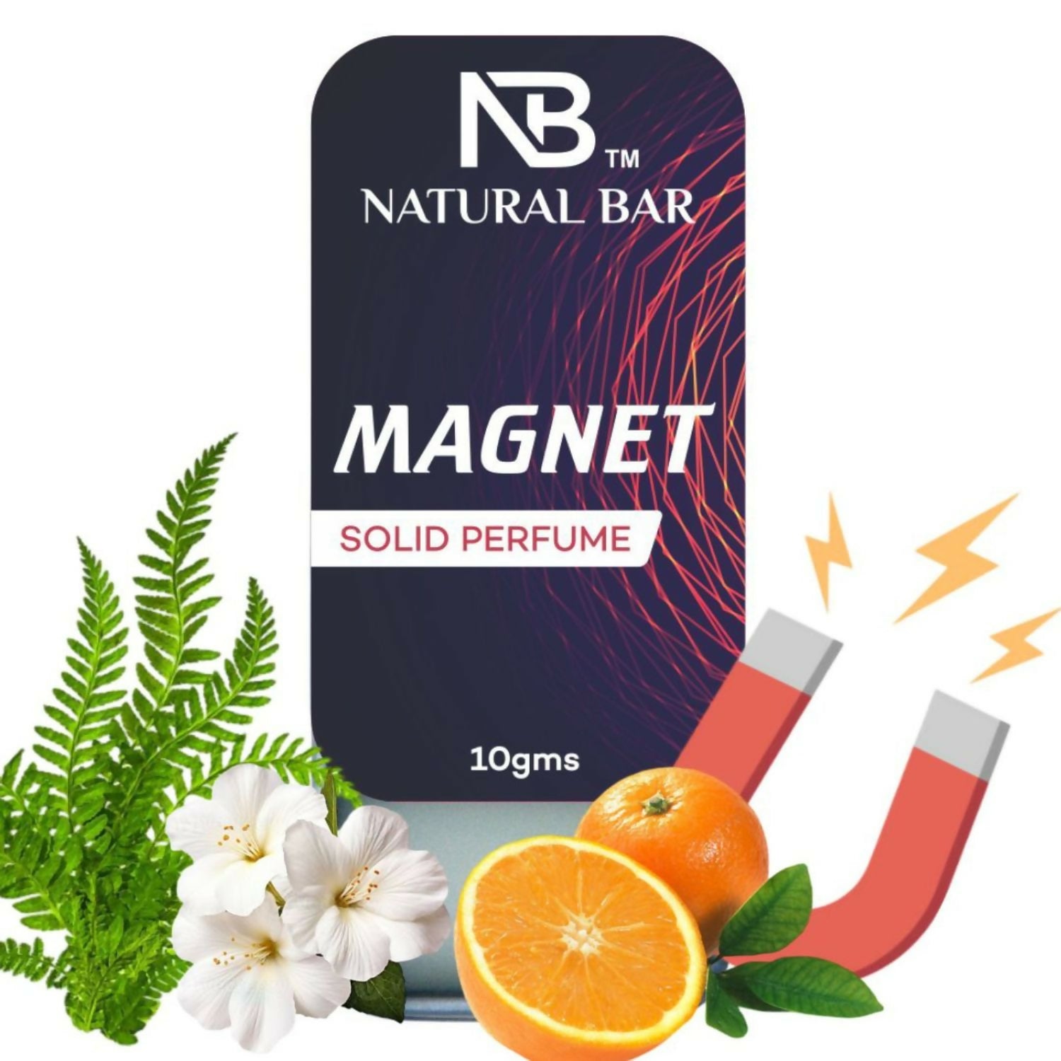 Natural Bar Magnet Solid Perfume | Alcohol Free Cologne for Men & Women | Strong & Lasting Fragrance | Gifting Set for Him & Her