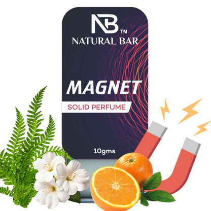 Natural Bar Magnet Solid Perfume | Alcohol Free Cologne for Men & Women | Strong & Lasting Fragrance | Gifting Set for Him & Her