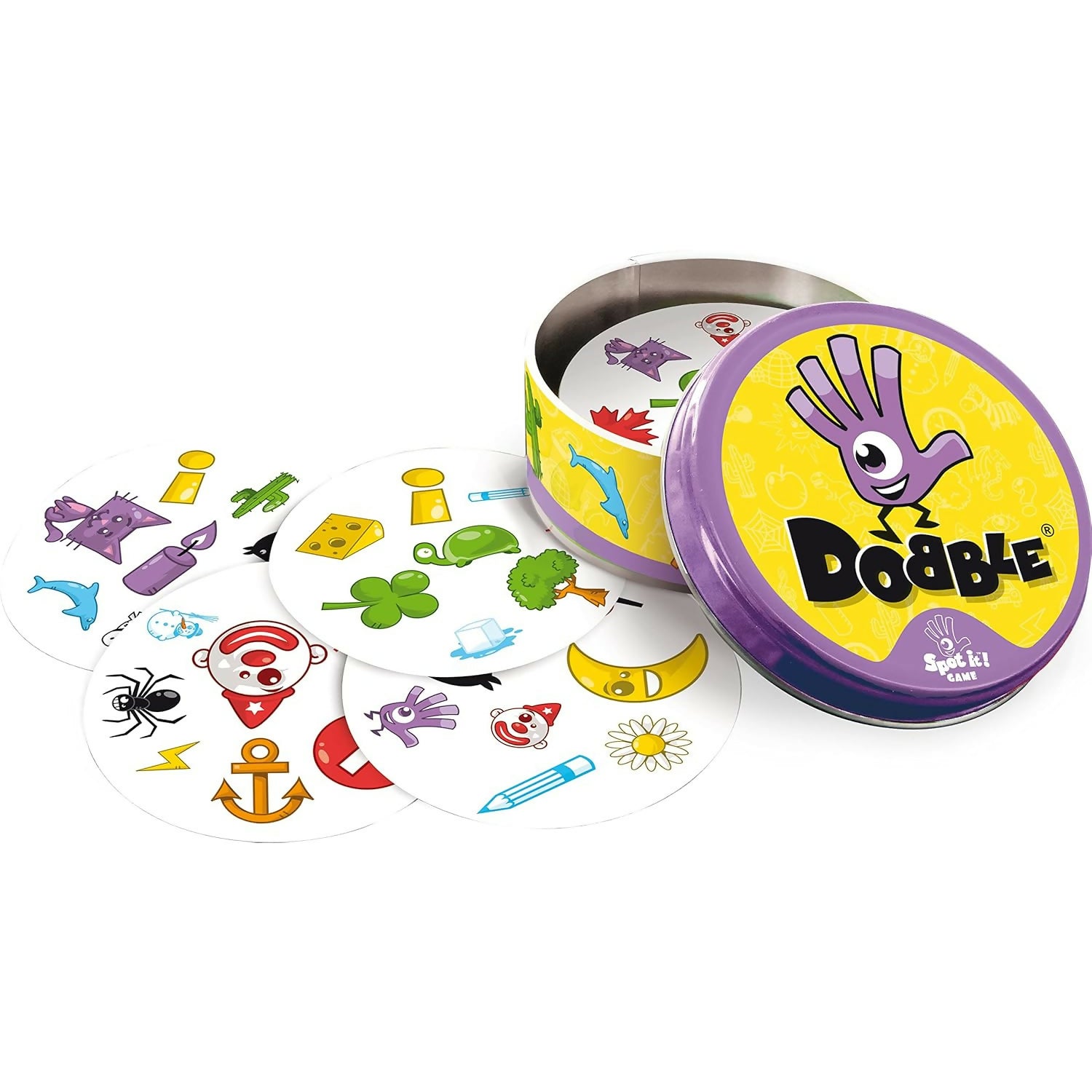 Dobble Spot It! Fun Matching Card Game – Fast-Paced Family Party Game for Kids and Adults