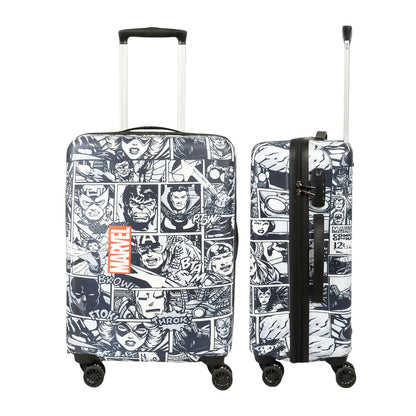 Novex Marvel Avenger Squre Kids Polycarbonate Trolley Bags for Travel Luggage with 4 Wheel (Black, 18 Inch)