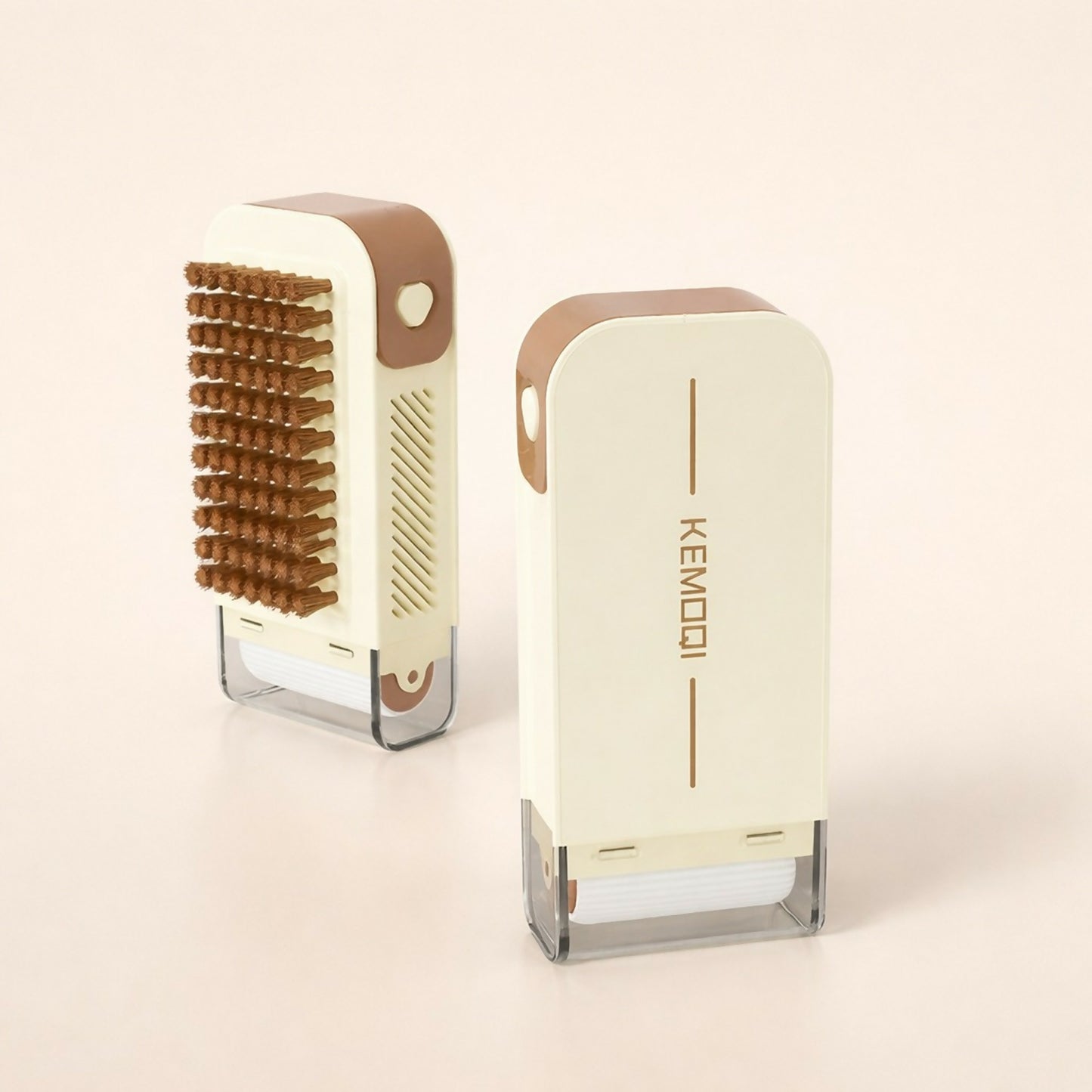 Manual Carpet & Sofa Cleaning Brush with Built-In Soap Dispenser