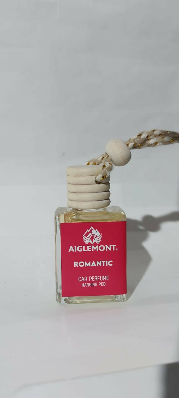 Aiglemont Romantic Car Perfume Hanging Pod 10ml | Long-Lasting Car Air Freshener | Premium Car Interior Accessory