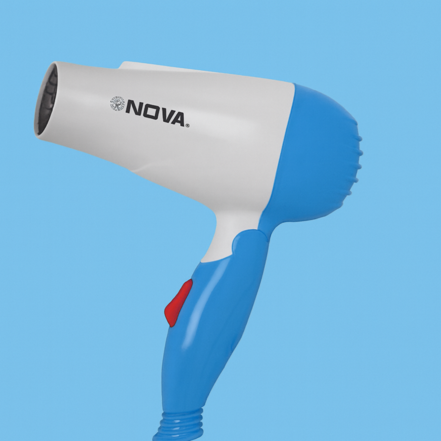 Nova 1000W Foldable Hair Dryer for Men & Women – Hot & Cold Compact Dryer