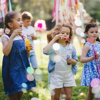 Party Colourful Bubbles 24 OZ – Non-Toxic Bubble Solution, Pack of 6