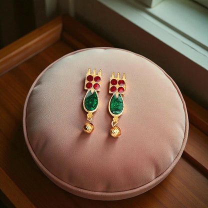 Modern Rose Gold Pave Crystal Teardrop Choker Set