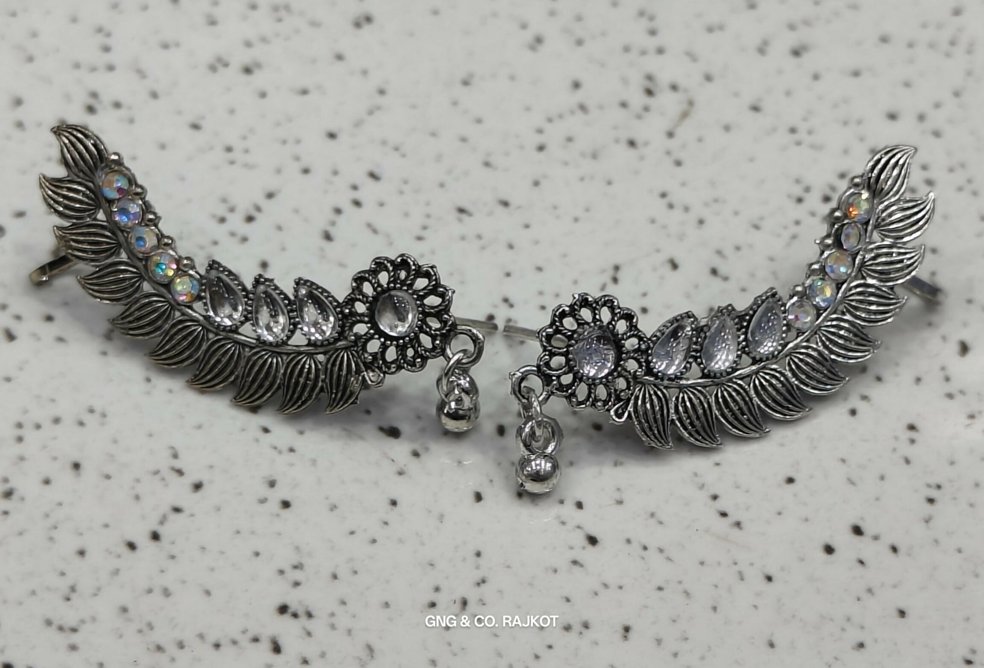 Silver Jhumka Earings