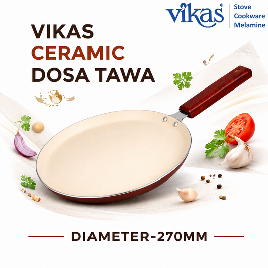 CERAMIC DOSA TAWA BROWN 1