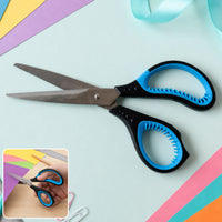 Soft Grip 8.25 Inch Stainless Steel Scissors for Office, Home, Craft & Paper Cutting