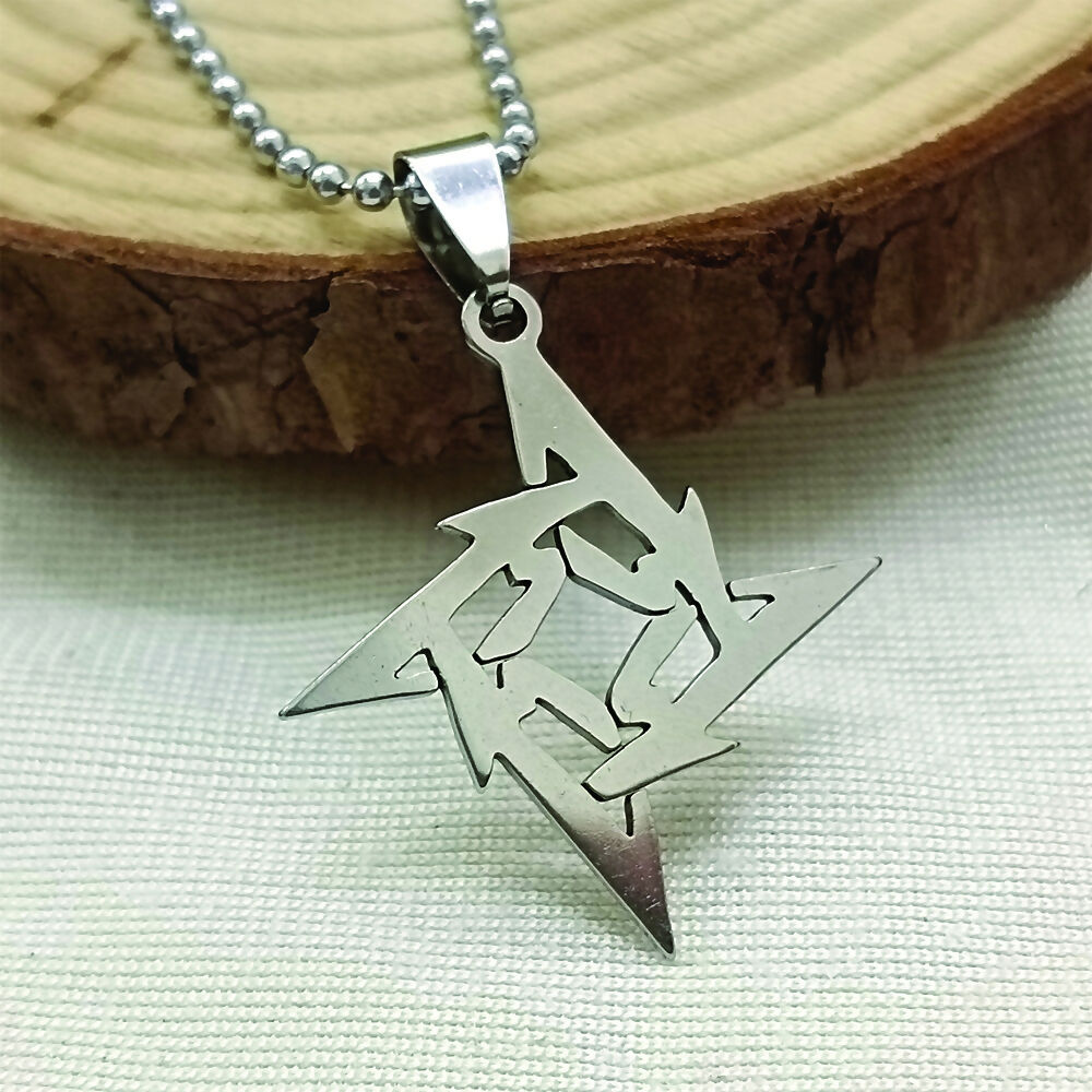 Ninja Star Chain Pendant For Men