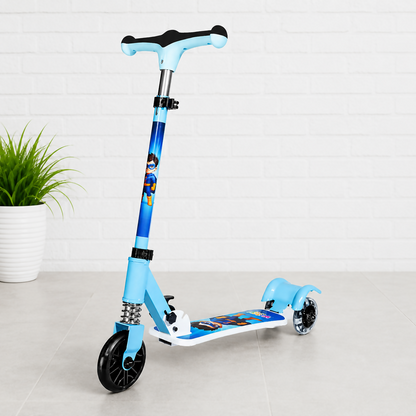 KIXY Glow 3 Wheel Foldable Kids Scooter with LED Flashing Wheels