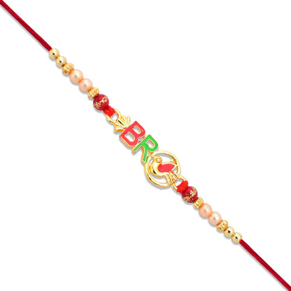 Bro Rakhi Stylish Text Design for Raksha Bandhan (10pcs)