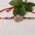 Designer Peacock Rakhi – Elegant Traditional Festival Accessory