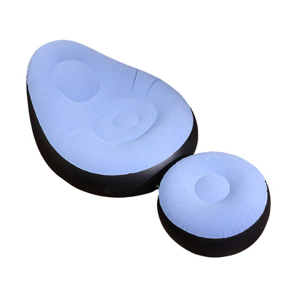 Single size Inflatable Lounge Chair on White Background