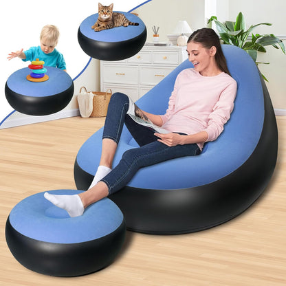 Lifestyle image of Inflatable Sofa Chair in use