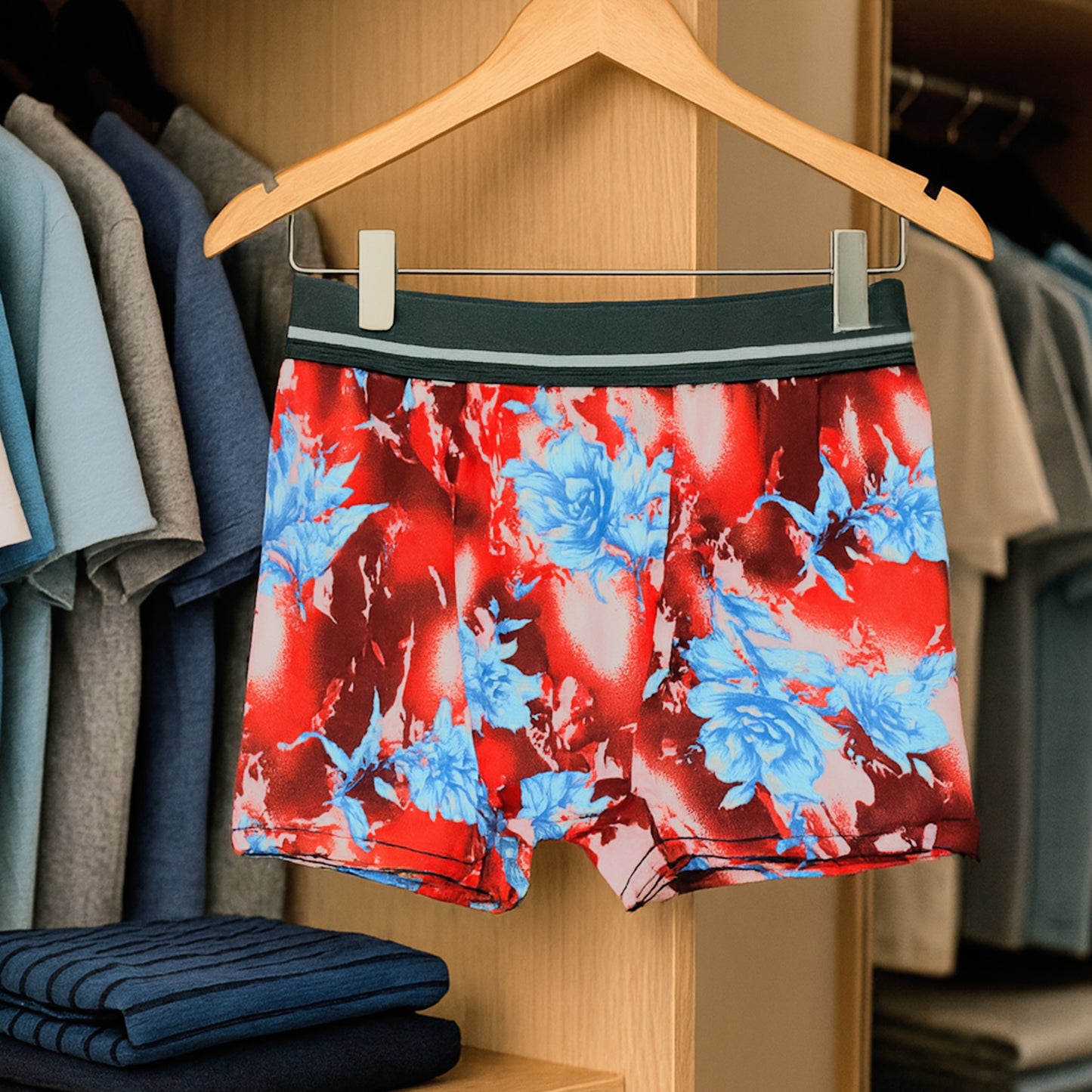 Men’s Stretch Boxer Briefs  - (Extra Large (XL) / 1 Pc)