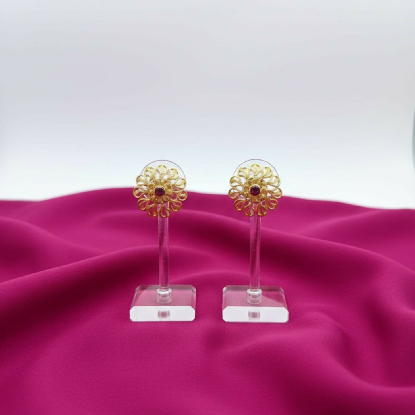 Stylish Gold Finish Traditional Jhumka | Festive Wear Earrings