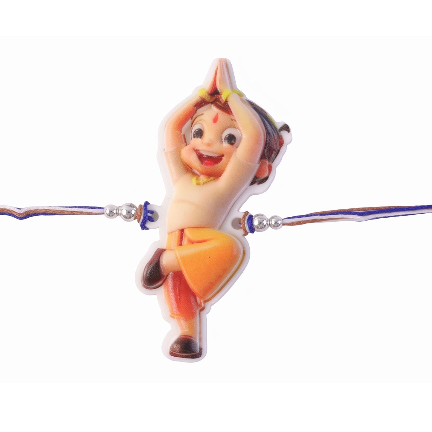 Playful Cartoon Rakhi Set with Choco Beats, Pack of 3