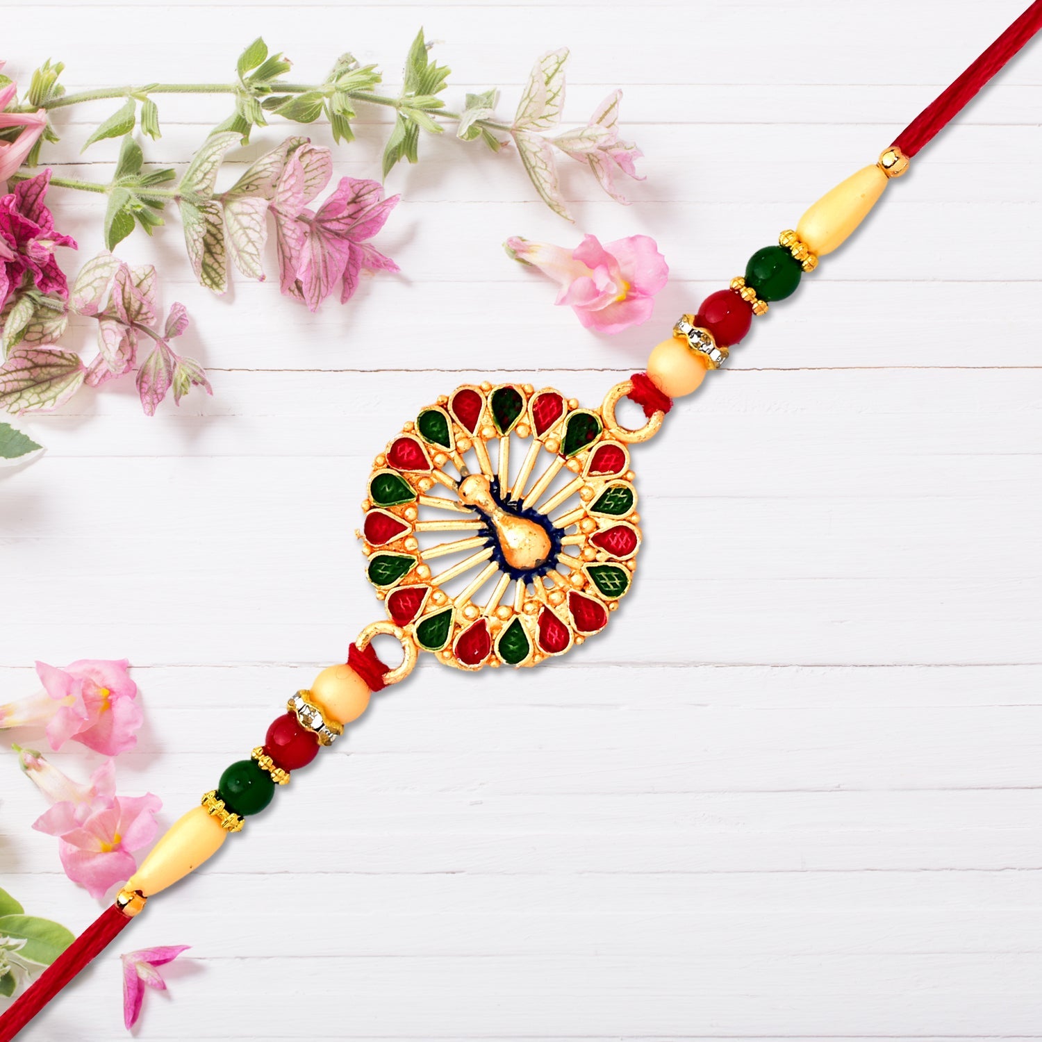 Vinayak Vrat Rakhi Divine Protection & Blessings for Brothers (10pcs)